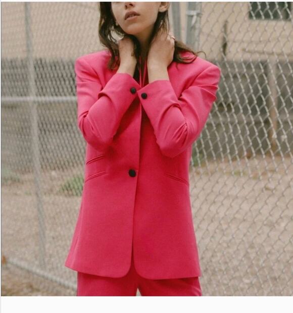 rag & bone Jackets & Blazers - Rag & Bone Ridley Blazer 00 Hot Pink Fuschia Academia Prep Old Money